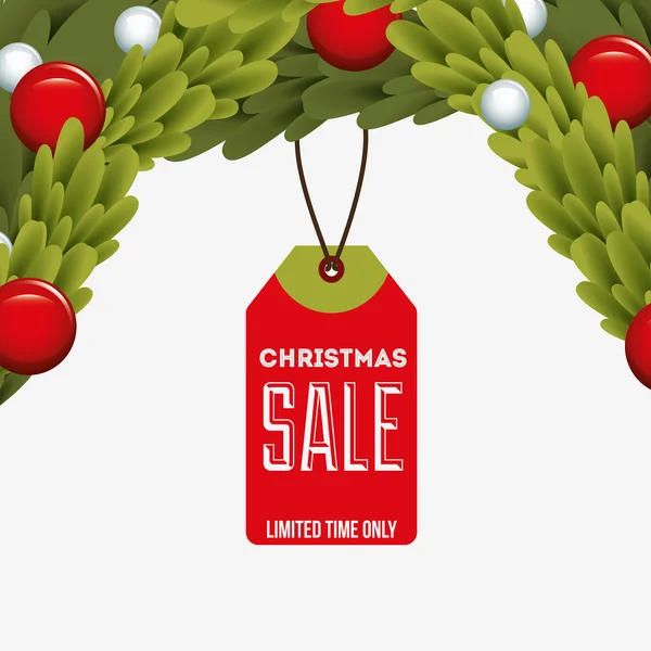 Kerstmis verkoop ontwerp — Stockvector