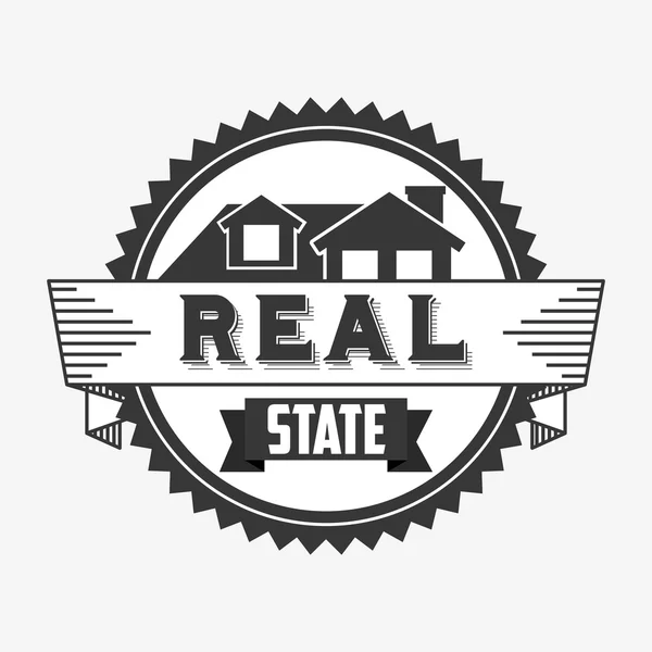 Real estate design — Stock Vector