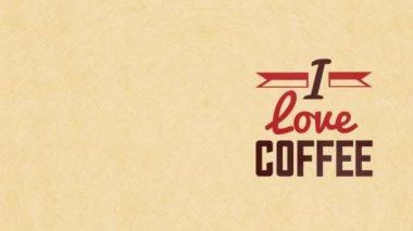 Aşk kahve tasarımı