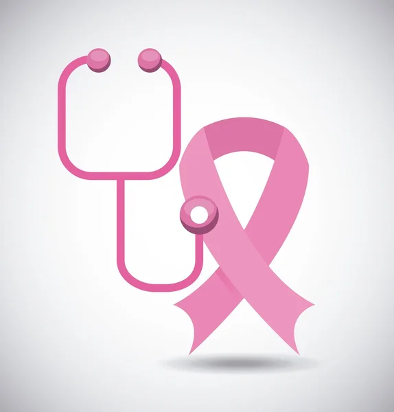 Breast cancer awareness design — Stock vektor