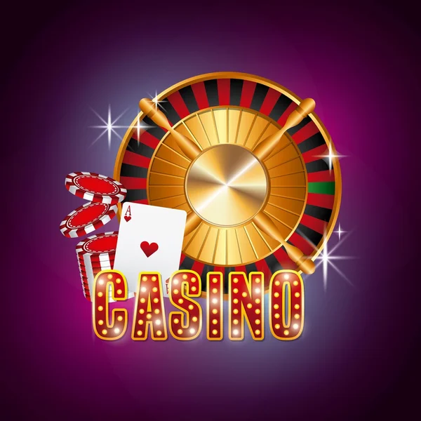 Casino gambling koncept — Stock vektor