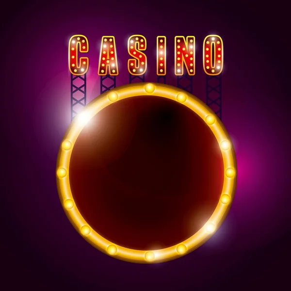 Καζίνο τυχερών παιχνιδιών έννοια — Διανυσματικό Αρχείο