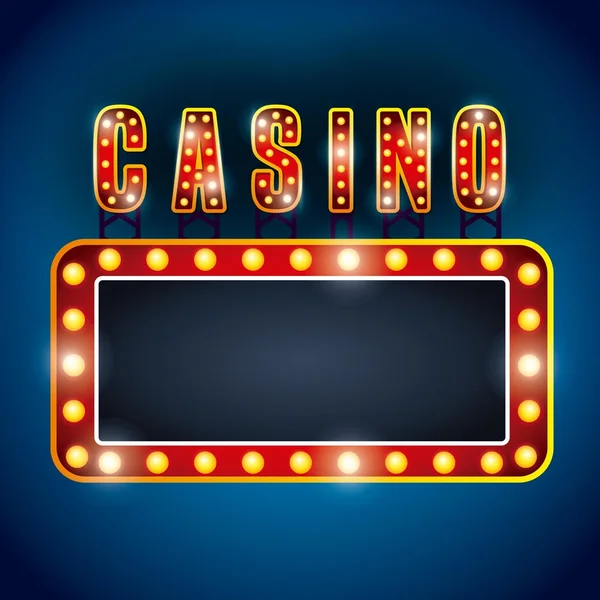 Καζίνο τυχερών παιχνιδιών έννοια — Διανυσματικό Αρχείο