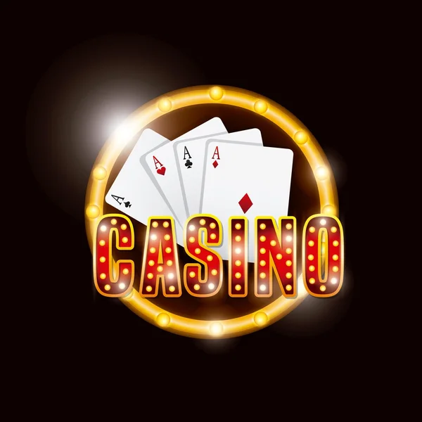 Concept de jeu Casino — Image vectorielle