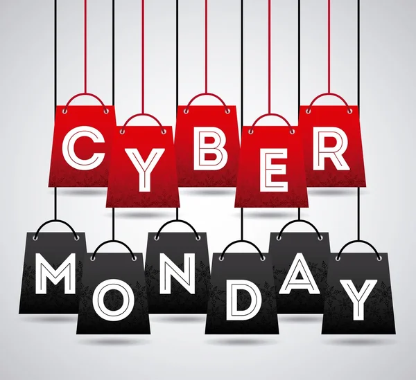 Cyber Monday ofertas — Archivo Imágenes Vectoriales