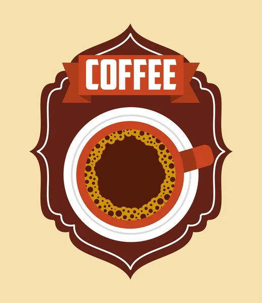 おいしいコーヒーのデザイン — ストックベクタ