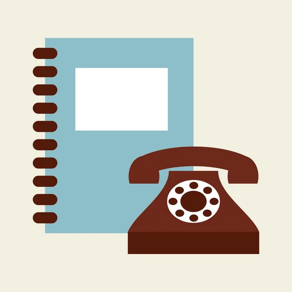 Design icona del telefono — Vettoriale Stock