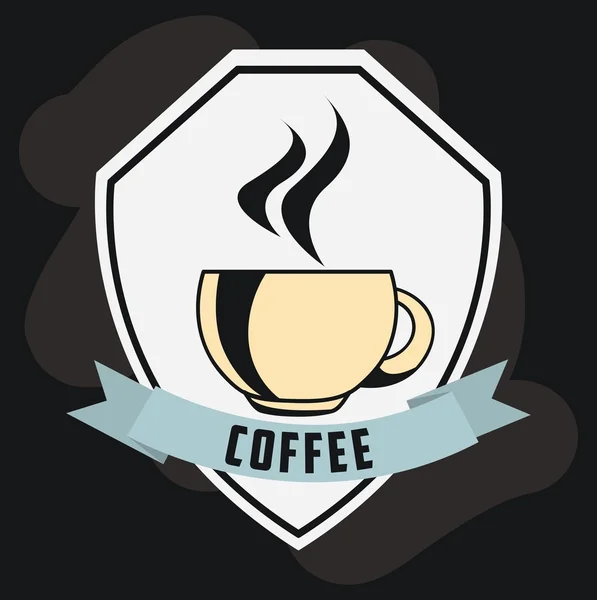 Délicieux design de café — Image vectorielle