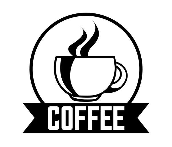 Délicieux design de café — Image vectorielle