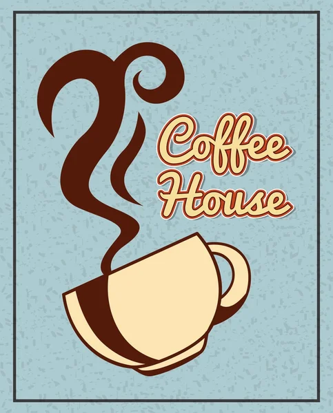 Délicieux design de café — Image vectorielle