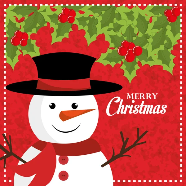 Feliz Natal design de cartão colorido —  Vetores de Stock