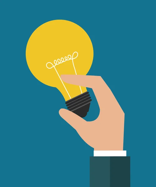 Big idea bulb — Stock Vector