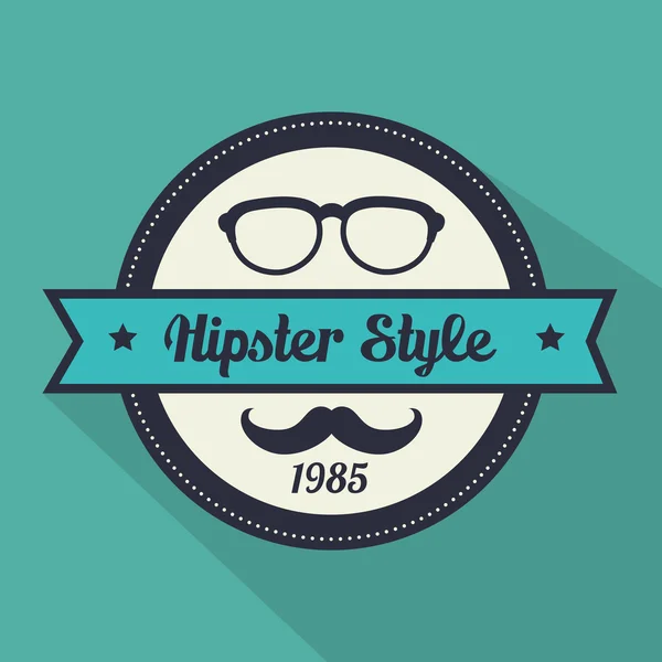 Hipster fashion lifestyle — Stock Vector