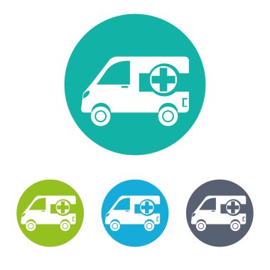 Taşıma/iş arabaları yuvarlak simgesini