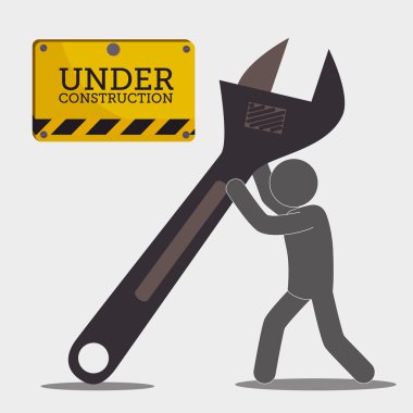 İnşaat altında grafik reklam