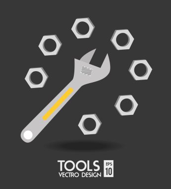 İnşaat onarım araçları grafik