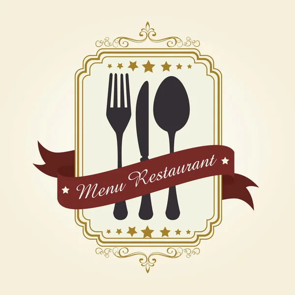Ресторан и кухонная посуда — стоковый вектор