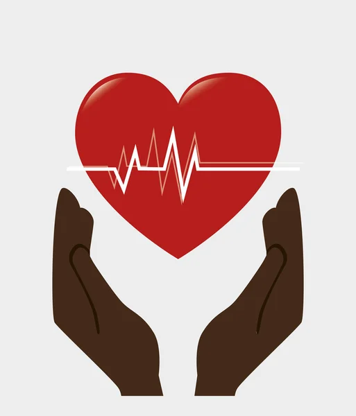Medycznych opieki zdrowotnej projekt graficzny z ikony — Wektor stockowy