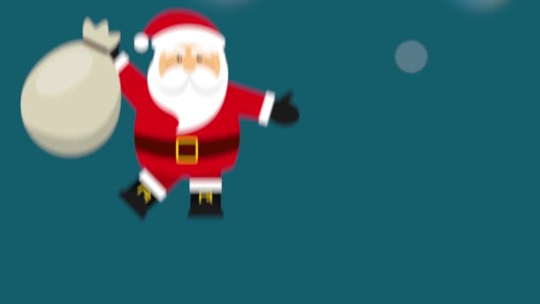 Veselé vánoční přání — Stock video