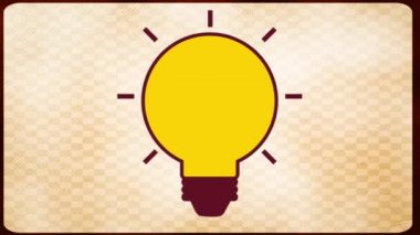 Bej renkli arka plan üzerinde büyük fikir