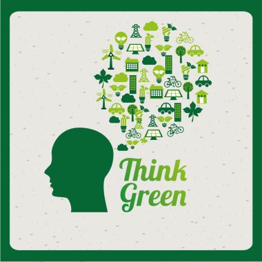 ecological mind design clipart