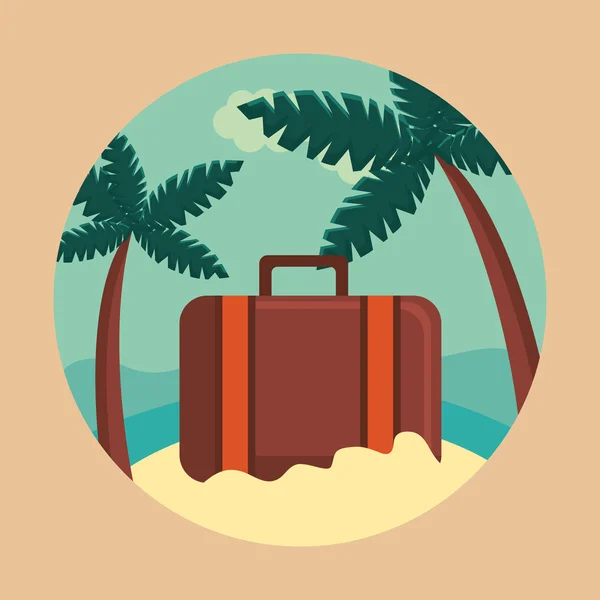 Léto a cestování — Stockový vektor