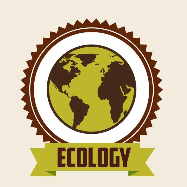 Ecologische geest ontwerp — Stockvector