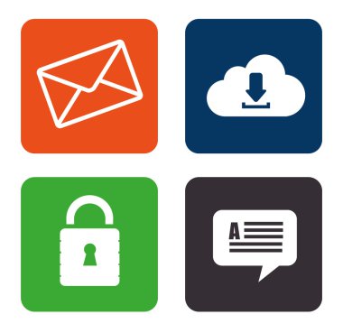 Sosyal Medya tasarım ile multimedya simgeler