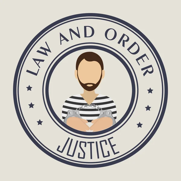 Графика права и правосудия — стоковый вектор