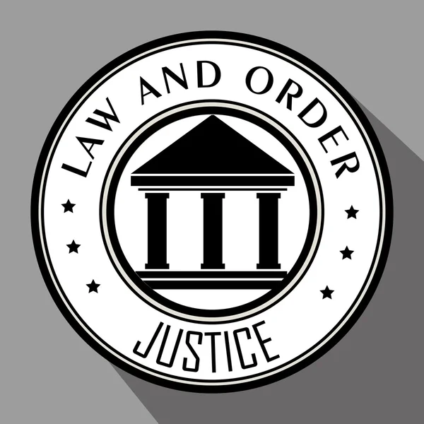 Droit et justice juridique graphique — Image vectorielle