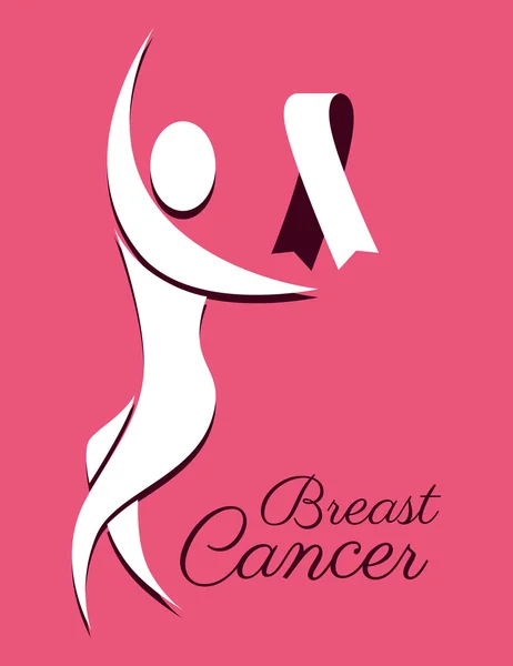 Εκστρατεία του καρκίνου του μαστού — Διανυσματικό Αρχείο