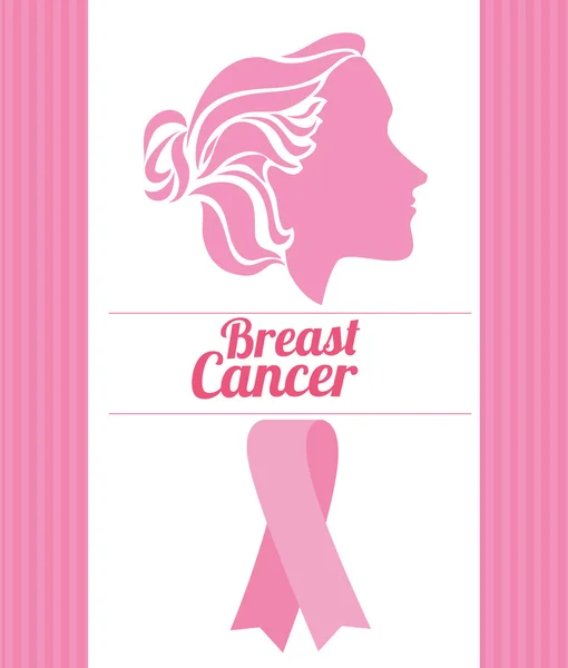 Breast cancer campaign — Stock Vector