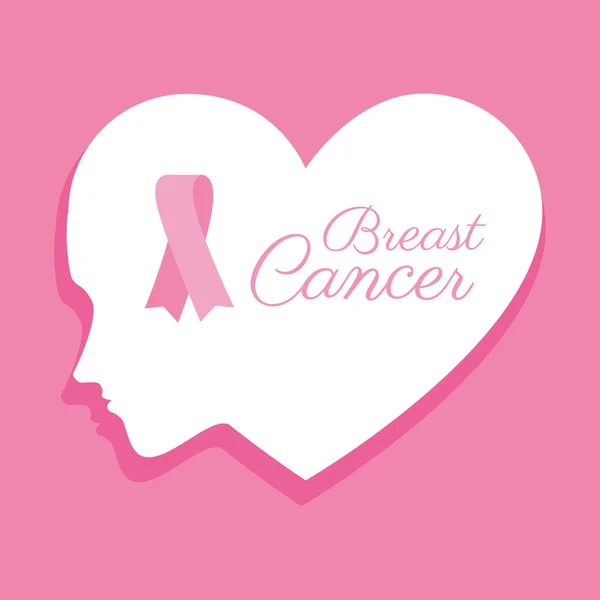 Kampania rak piersi — Wektor stockowy