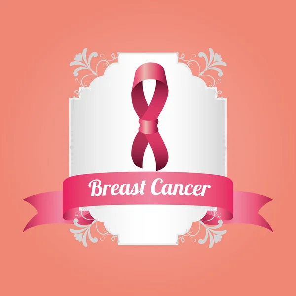 Breast cancer campaign — Stock Vector