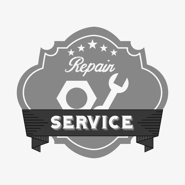 Conception de service de réparation — Image vectorielle