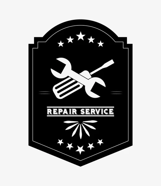 Conception de service de réparation — Image vectorielle