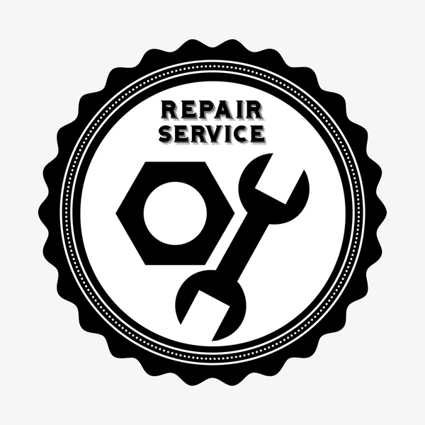 Servicio de reparación diseño — Vector de stock