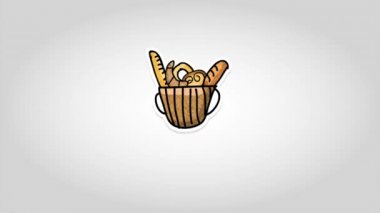 fırın tasarımı beyaz arka plan üzerinde