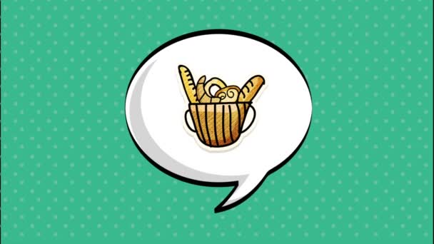 Boulangerie et café arrière-plan 