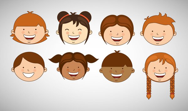 happy children design