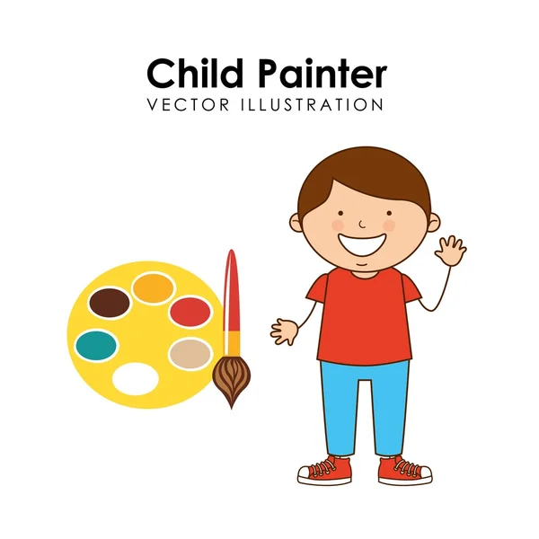 Diseño de niños felices — Archivo Imágenes Vectoriales