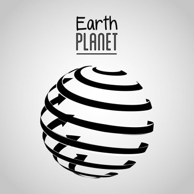 Dünya gezegeni tasarım 