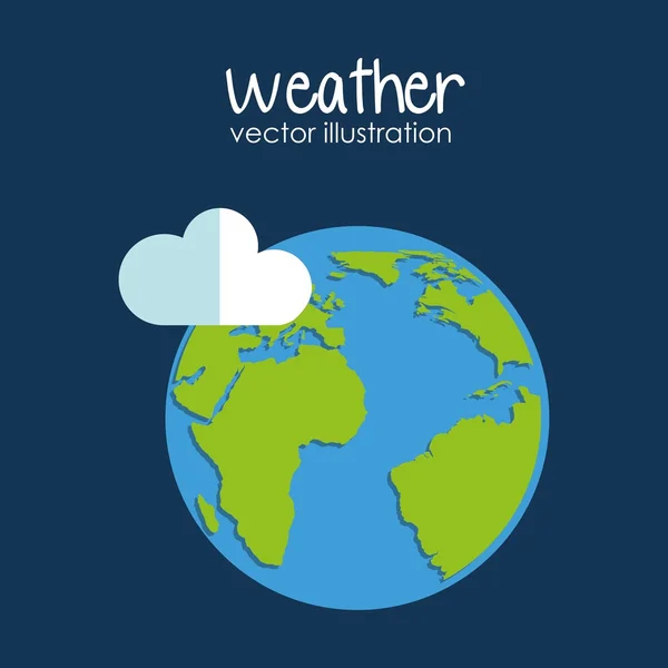 Konstrukce klimatu planety Země — Stockový vektor