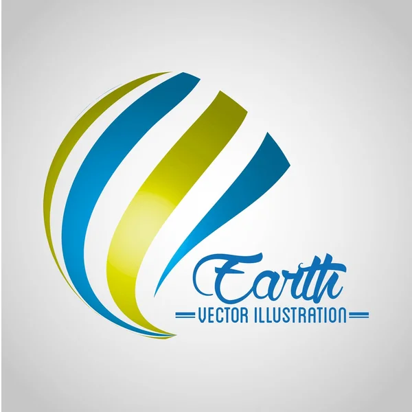 Earth planet design — Stock Vector