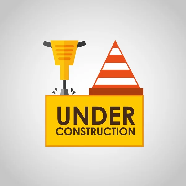 Under construction design — Stock Vector