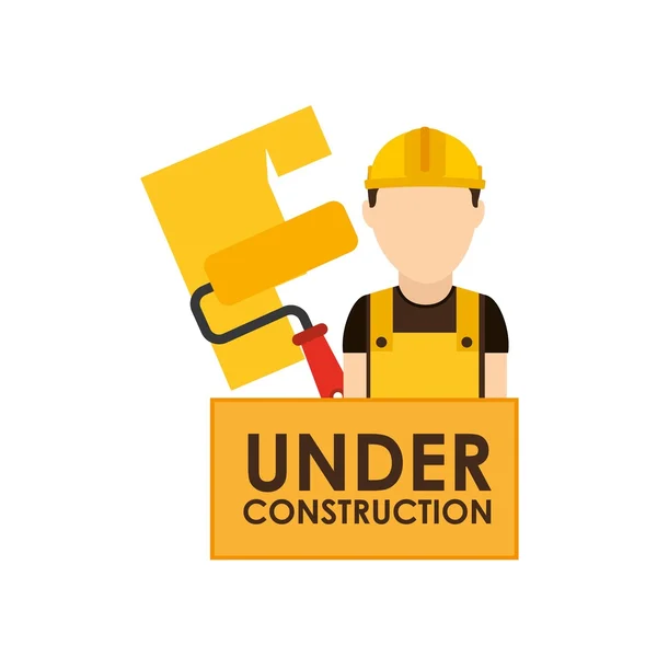 Under construction design — Stock Vector