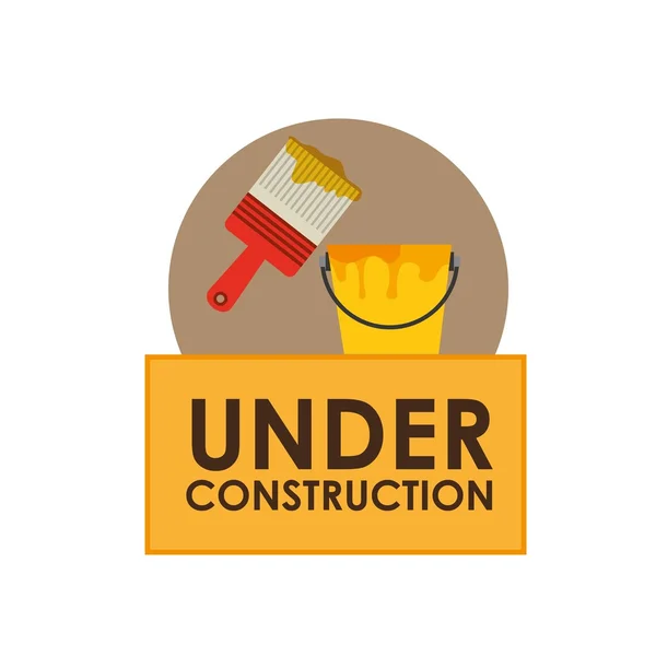 Under construction design — Stock Vector