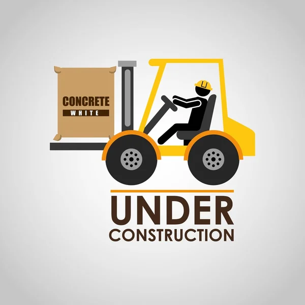 Under construction design — Stock Vector