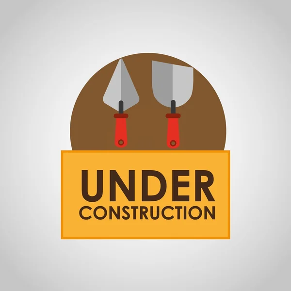 Under construction design — Stock Vector