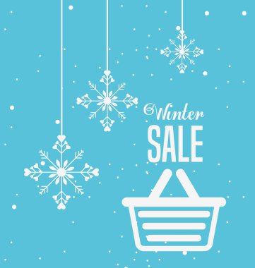 Kış satış tasarım 